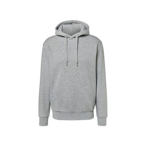 Mikina s kapucňou, sivá s melírom vyobraziť