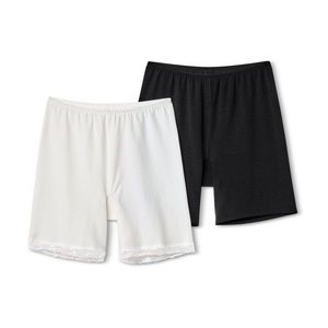 Cyklistické šortky, 2 ks, čierne a biele vyobraziť