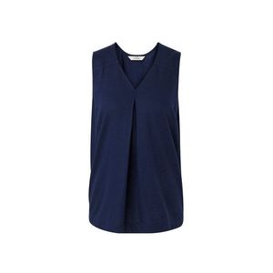 Bezrukávová ľanová blúzka, námornícka modrá vyobraziť