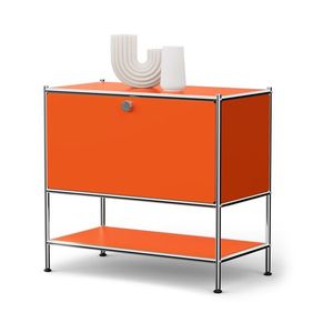 Kovová odkladacia skrinka »CN3« s výklopným priečinkom, oranžová vyobraziť