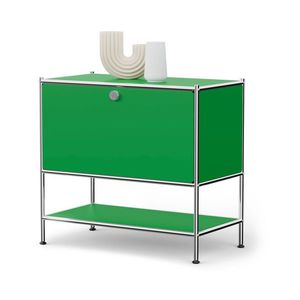 Kovová odkladacia skrinka »CN3« s výklopným priečinkom, zelená vyobraziť
