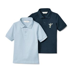 Detské polokošele z bavlneného piké, 2 ks vyobraziť