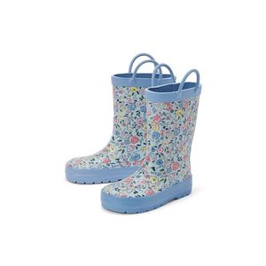 Detské gumové čižmy, kvety vyobraziť