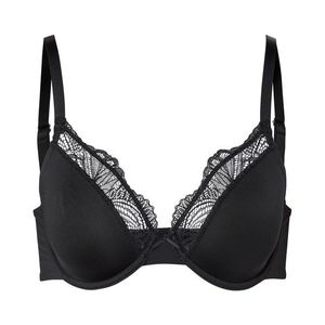 Podprsenka s kosticami, čierna vyobraziť