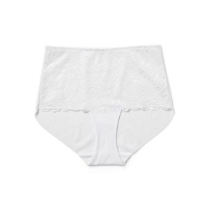 Nohavičky s vysokým pásom light-shaping, biele vyobraziť