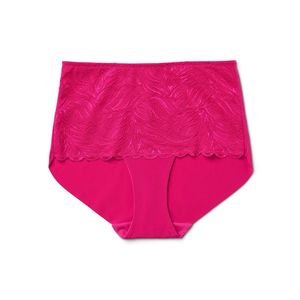 Nohavičky s vysokým pásom light-shaping, fuksiové vyobraziť