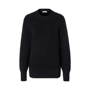 Pulóver z jemného úpletu, čierny vyobraziť