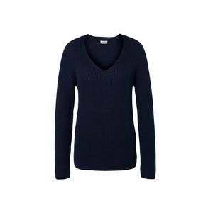 Pletený pulóver, tmavomodrý vyobraziť