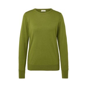 Pulóver z jemnej pleteniny s merino vlnou, svetlozelený vyobraziť