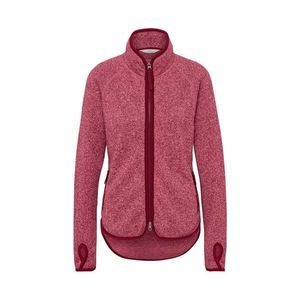 Bunda z pleteného flísu, ružová vyobraziť