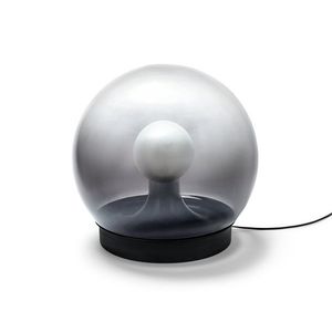 Guľové svietidlo z z dymového skla vyobraziť