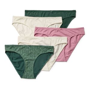 Nohavičky, 5 ks, zelené/krémové/ružové vyobraziť