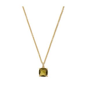 Retiazka so zeleno-hnedými skleneným krištáľovým kamienkom vyobraziť