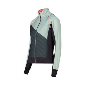 CMP hybridná dámska bunda so snímateľnými rukávmi, Jade-Trek zelená vyobraziť