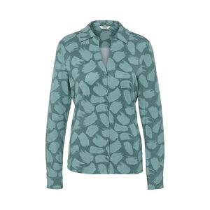 Blúzkové tričko s potlačou s gombíkovou légou vyobraziť