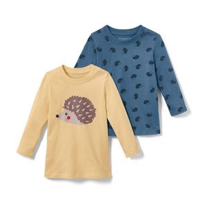 Detské tričká s dlhými rukávmi, 2 ks vyobraziť