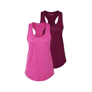 Funkčné topy, 2 ks, ružový a vínový vyobraziť