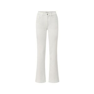 Bootcut džínsky – strih »Lou«, krémovobiele vyobraziť