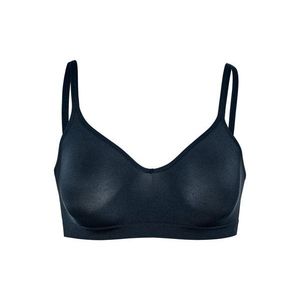 Bezšvová mäkká podprsenka, tmavomodrá vyobraziť