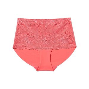 Nohavičky s vysokým pásom, papájové vyobraziť