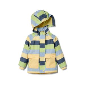Detská bunda do dažďa, prúžkovaná vyobraziť