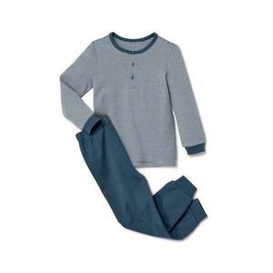 Detské interlokové pyžamo, modré vyobraziť