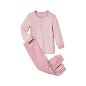 Detské interlokové pyžamo, ružové vyobraziť