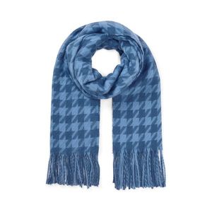 Tkaný šál so žakárovým vzorom kohútej stopy vyobraziť