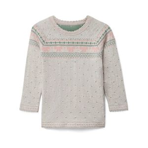 Detský pletený pulóver vyobraziť