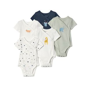 Body pre bábätká s možnosťou prispôsobenia veľkosti, 5 ks vyobraziť