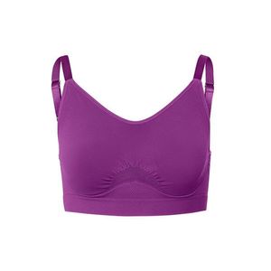 Bezšvová športová podprsenka, vínová vyobraziť