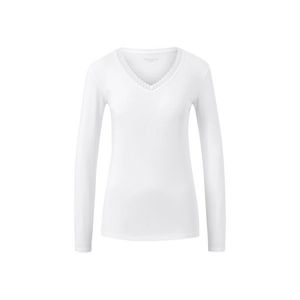 Tričko s dlhým rukávom, biele vyobraziť