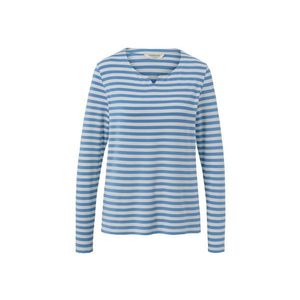 Prúžkované tričko s dlhými rukávmi vyobraziť