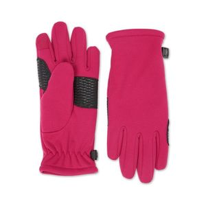 Detské softshellové rukavice, vínové vyobraziť