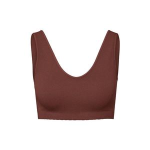 Bezšvová korzetová podprsenka, hnedá vyobraziť