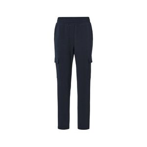 Teplákové nohavice s cargo vreckami, tmavomodré vyobraziť