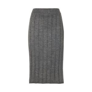 Rebrovaná pletená sukňa vyobraziť