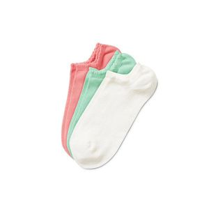 3 páry krátkych ponožiek s ažúrovým vzorom vyobraziť