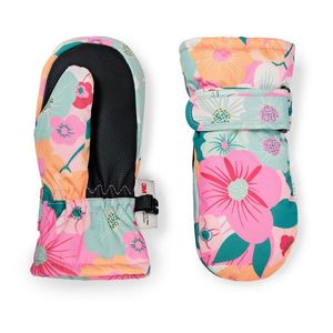 Detské termo palčiaky, kvietkované vyobraziť