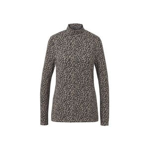 Potlačené blúzkové tričko so stojačikom vyobraziť