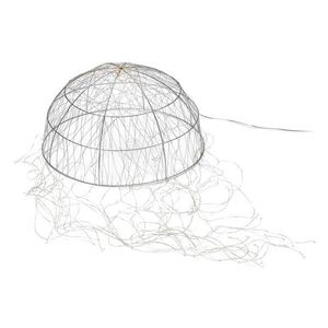 LED polguľa s opletenou svetelnou reťazou, veľká vyobraziť