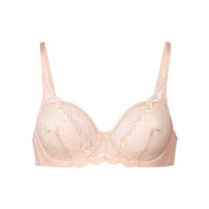 Podprsenka s kosticami a čipkou, ružová vyobraziť