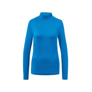 Tričko so stojačikom, stredne modré vyobraziť