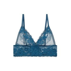 Passionata trojuholníková podprsenka bez kostíc »Nina«, petrolejová vyobraziť