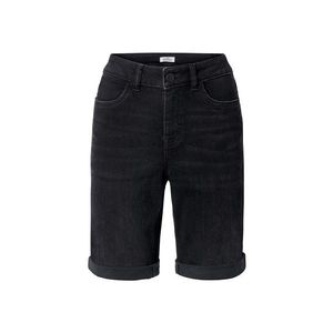 Džínsové bermudy – strih »Lea«, čierny denim vyobraziť