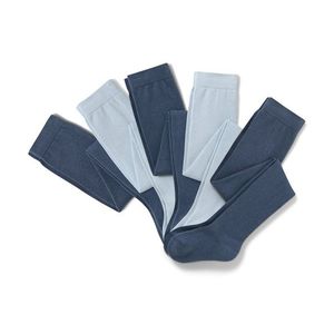 Bavlnené pančuchové nohavice, 5 ks, modré vyobraziť