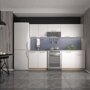 Kuchynská linka Daria 240 zb 28mm biely mat/kor sonoma vyobraziť