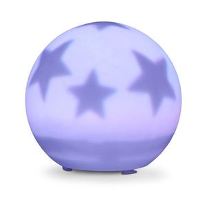 Solárna svetelná guľa s hviezdami a LED meniacimi farbu, malá vyobraziť