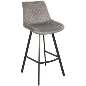 Barová stolička Luka tmavosivá vyobraziť