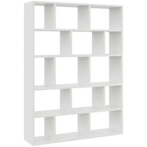 Regály na knihy – Knižnica 50 biela vyobraziť